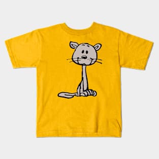 Brown Cat Kids T-Shirt